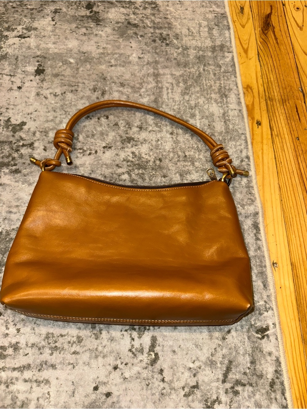 Patricia Nash Women’s Leather Shoulder Bag in Cognac Brown